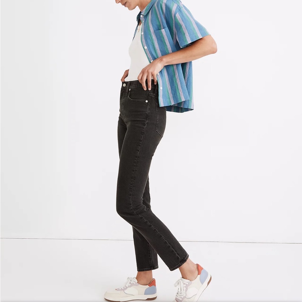 MADEWELL • The PETITE Perfect Vintage Jean in Lunar Wash